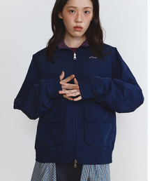 SUNLIT（サンリット）の「リバーシブルポケットトラックジャケット（ネイビー）（MA-1）」