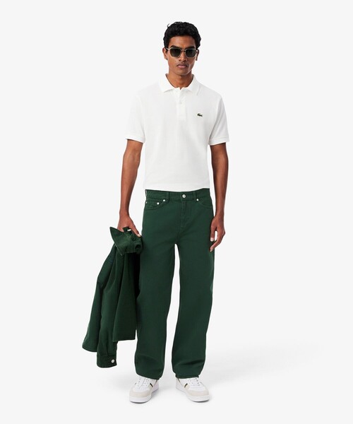 LACOSTE(ラコステ)の「5ポケットストレートカラーデニムパンツ(デニムパンツ・メンズ・グリーン・33/32/30/31)」の2枚目の写真