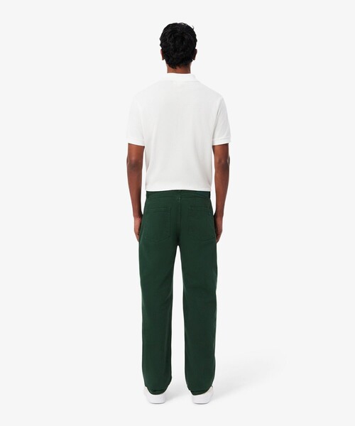 LACOSTE(ラコステ)の「5ポケットストレートカラーデニムパンツ(デニムパンツ・メンズ・グリーン・33/32/30/31)」の3枚目の写真