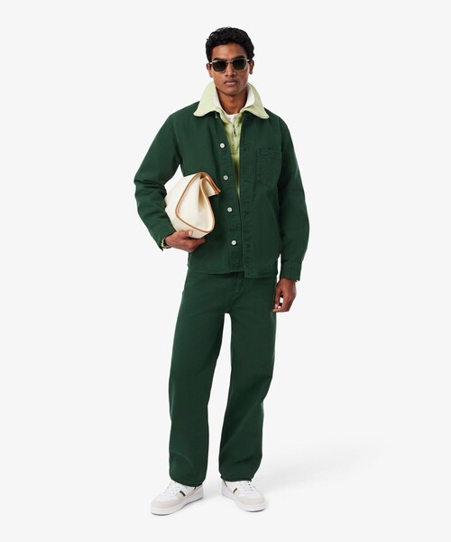 LACOSTE(ラコステ)の「5ポケットストレートカラーデニムパンツ(デニムパンツ・メンズ・グリーン・33/32/30/31)」の9枚目の写真