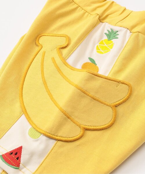 BIT'Z（ビッツ）の「【接触冷感】バナナ&スイカポケットハーフパンツ（その他パンツ・キッズ・イエロー/グリーン・80/90/95/100/110/120）」の5枚目の写真