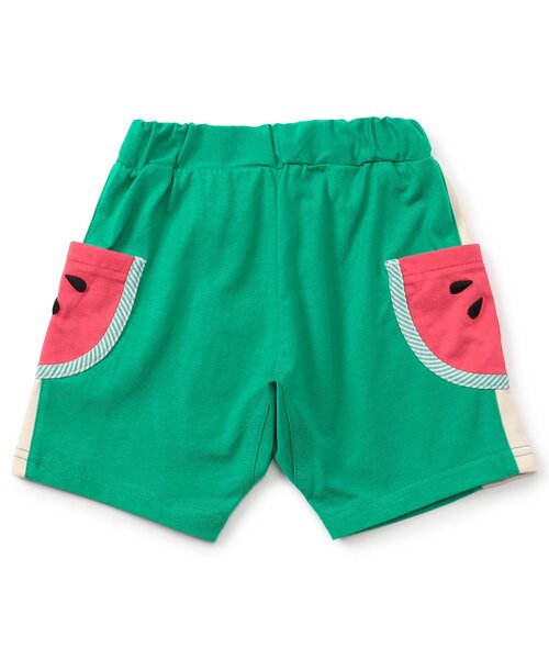 BIT'Z（ビッツ）の「【接触冷感】バナナ&スイカポケットハーフパンツ（その他パンツ・キッズ・イエロー/グリーン・80/90/95/100/110/120）」の6枚目の写真