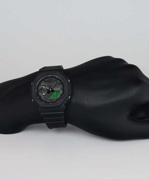 G-SHOCK（ジーショック）の「BLACK AND ELECTRO GREEN / GA-B2100BEG-1AJF（アナログ腕時計・メンズ・ブラック×グリーン・FREE）」の7枚目の写真