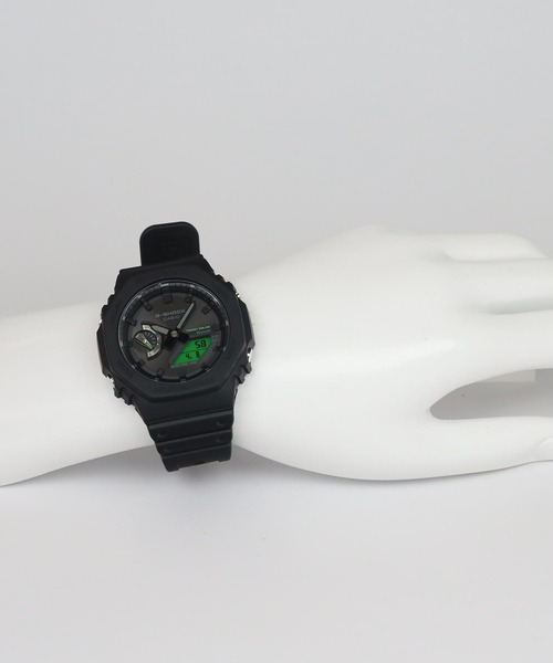 G-SHOCK（ジーショック）の「BLACK AND ELECTRO GREEN / GA-B2100BEG-1AJF（アナログ腕時計・メンズ・ブラック×グリーン・FREE）」の8枚目の写真