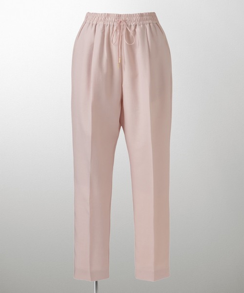 HUIT bouquet(ユイット)の「ドロスト テーパード パンツ HUIT(スラックス・レディース・ライトグレー/ネイビー/ピンク・M/S)」の3枚目の写真