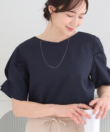 SHOO・LA・RUE（シューラルー）の「【洗濯後しわになりにくい/UV/S-LL】二の腕隠れる 吸水速乾お袖タックブラウス（シャツ/ブラウス）」