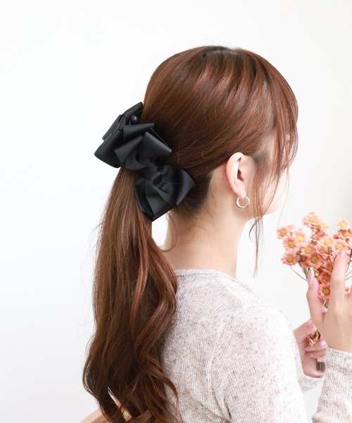 セール】liberty select リボンバナナクリップ（バレッタ/ヘアクリップ