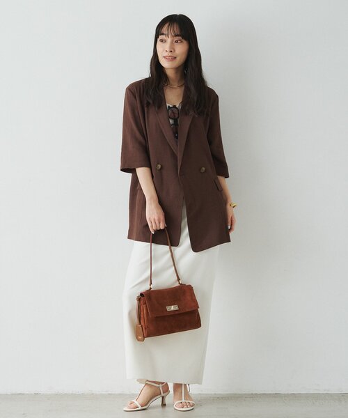 russet（ラシット）の「スエードフラップミニトートバッグ（トートバッグ・レディース・ダークブラウン/ブラウン/グレー・FREE）」の15枚目の写真