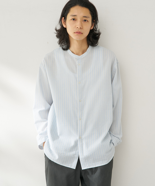 B.C STOCK（ベーセーストック）の「アソートスリーピングシャツ（シャツ/ブラウス・メンズ・ホワイト/ベージュ/ネイビー/カーキ/ブルー系その他・FREE）」の5枚目の写真