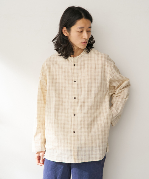 B.C STOCK（ベーセーストック）の「アソートスリーピングシャツ（シャツ/ブラウス・メンズ・ホワイト/ベージュ/ネイビー/カーキ/ブルー系その他・FREE）」の7枚目の写真
