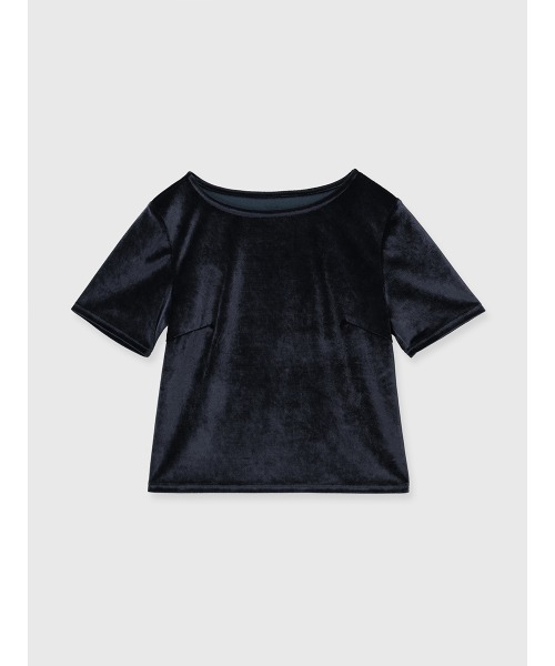 anuans(アニュアンス)の「トリアセベロアカットTシャツ(Tシャツ/カットソー・レディース・ホワイト/ベージュ/ネイビー・FREE)」の19枚目の写真