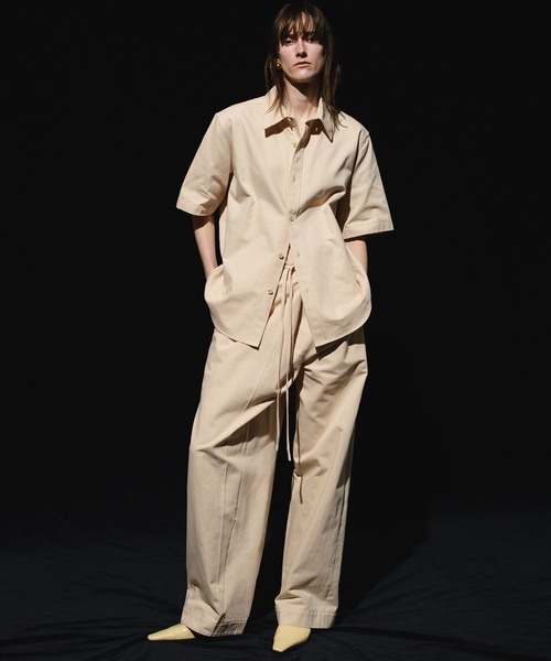 EMOELLE(エモエレ)の「【EMOELLE】ラップパンツ(その他パンツ・レディース・オフホワイト・38/36)」の2枚目の写真