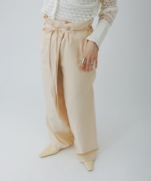 EMOELLE(エモエレ)の「【EMOELLE】ラップパンツ(その他パンツ・レディース・オフホワイト・38/36)」の21枚目の写真