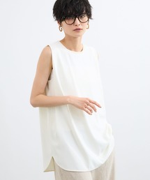 BARNYARDSTORM（バンヤードストーム）の「BARNYARDSTORM / ダブルクロスノースリーブタックプルオーバー＜セットアップ対応＞（Tシャツ/カットソー）」