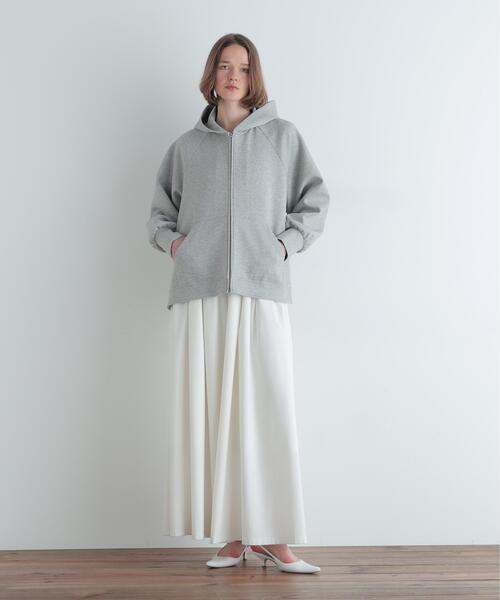 LE PHIL(ルフィル)の「エアーダンボールフーディー(パーカー・レディース・ブラック/グレー/ベージュ・F)」の6枚目の写真