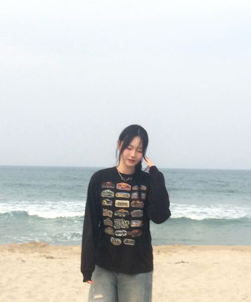 DURTの「WESTERN PATCH LONG SLEEVE TEE (BLACK)(Tシャツ/カットソー・レディース・その他・MEDIUM/LARGE/SMALL/X-LARGE)」の3枚目の写真
