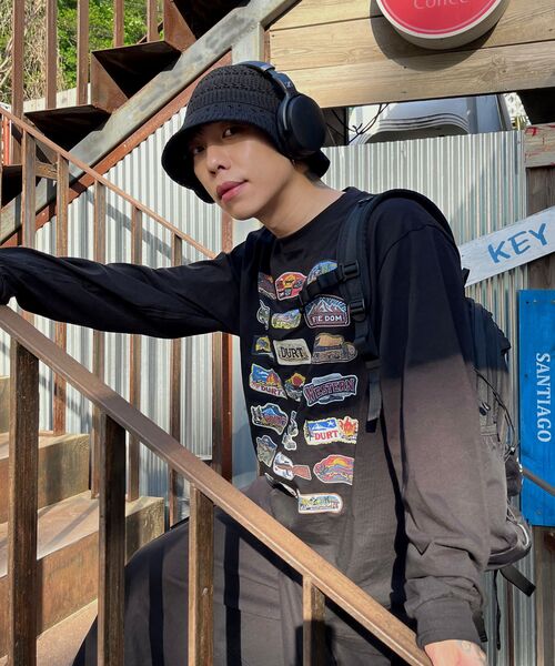 DURTの「WESTERN PATCH LONG SLEEVE TEE (BLACK)(Tシャツ/カットソー・レディース・その他・MEDIUM/LARGE/SMALL/X-LARGE)」の4枚目の写真