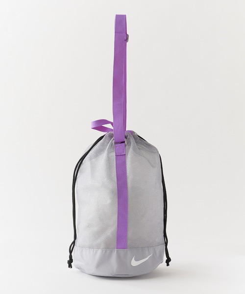 NIKE(ナイキ)の「NIKE/ナイキ SS26 メッシュショルダープールバッグ ブランドロゴ 巾着バッグ 2026年 夏 夏服(ショルダーバッグ・メンズ・ブラック/グレー/レッド/ミント・FREE)」の8枚目の写真