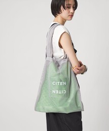 <CITEN>メッシュバイカラークリアロゴトート