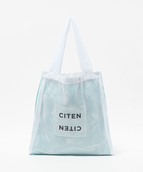 CITEN(シテン)の「<CITEN>メッシュバイカラークリアロゴトート(トートバッグ・レディース・ライトグレー/ホワイト/ブラック・FREE)」の9枚目の写真