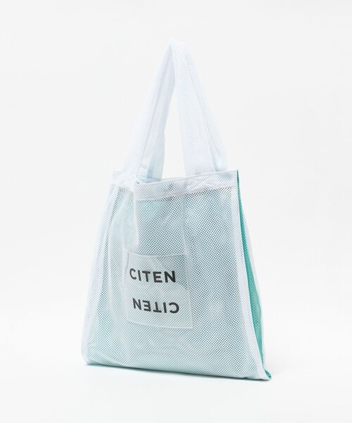 CITEN(シテン)の「<CITEN>メッシュバイカラークリアロゴトート(トートバッグ・レディース・ライトグレー/ホワイト/ブラック・FREE)」の8枚目の写真