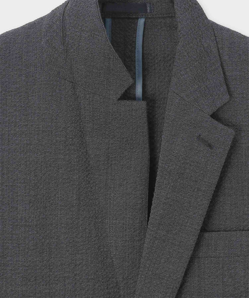 Paul Smith（ポールスミス）の「ウールサッカー ストレッチ シングル2B ジャケット / 163171 2321（テーラードジャケット・メンズ・ブルー/ダークグレー・SMALL/MEDIUM/LARGE/X-LARGE/M2/L2）」の3枚目の写真