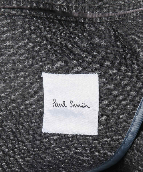 Paul Smith（ポールスミス）の「ウールサッカー ストレッチ シングル2B ジャケット / 163171 2321（テーラードジャケット・メンズ・ブルー/ダークグレー・SMALL/MEDIUM/LARGE/X-LARGE/M2/L2）」の9枚目の写真
