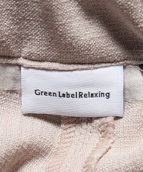 green label relaxing(グリーンレーベルリラクシング)の「リネンライク フリル キュロット / キッズ 100cm-130cm(デニムパンツ・キッズ・ベージュ/コバルトブルー・110cm/120cm/100cm/130cm)」の18枚目の写真