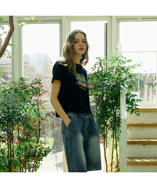 GLOWNOTE(グロウノート)の「GLOW FARMERS NOTE FRUIT SERIES T-SHIRTS (3COLOR)(Tシャツ/カットソー・レディース・ホワイト/ブラック/チャコール・FREE)」の2枚目の写真