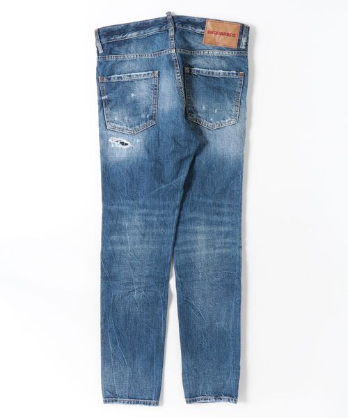 DSQUARED2（ディースクエアード）の「Teddy Jean Medium Ripped Wash/0261（デニムパンツ・メンズ・ブルー・52/48/46/44）」の2枚目の写真