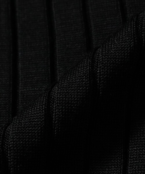 Demi-Luxe BEAMS(デミルクス ビームス)の「SLOANE / 18ゲージ シルク Vネック カーディガン(ニット/セーター・レディース・サックスブルー/ブラック・1/2)」の14枚目の写真