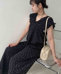 AS KNOW AS plus | 〇シャーリングサロペット(サロペット/オーバーオール)
