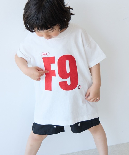 LOWRYS FARM(ローリーズファーム)の「PCショートTEE 683685(Tシャツ/カットソー・キッズ・オフホワイト/ブラック/グレー・110cm/150cm/140cm/130cm/120cm)」の1枚目の写真