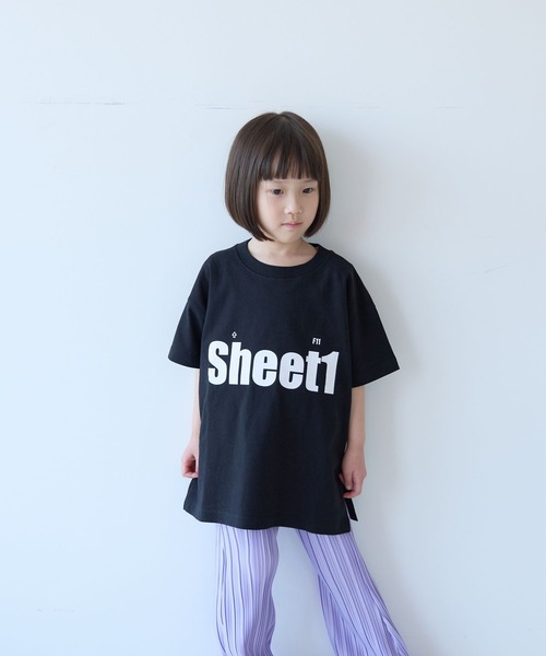 LOWRYS FARM(ローリーズファーム)の「PCショートTEE 683685(Tシャツ/カットソー・キッズ・オフホワイト/ブラック/グレー・110cm/150cm/140cm/130cm/120cm)」の2枚目の写真