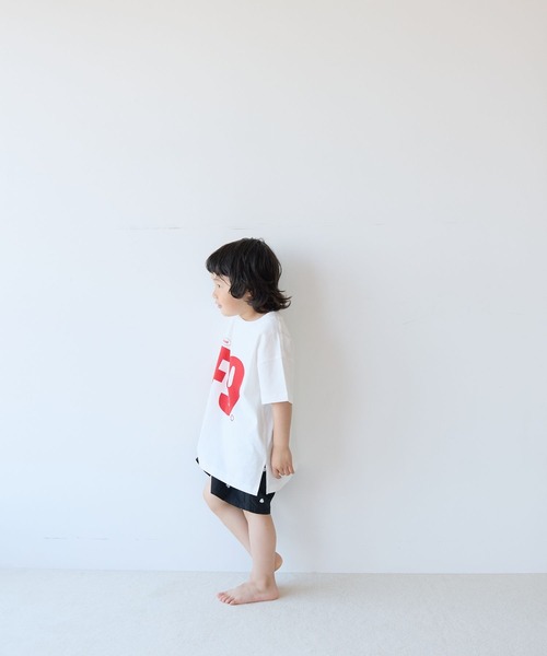 LOWRYS FARM(ローリーズファーム)の「PCショートTEE 683685(Tシャツ/カットソー・キッズ・オフホワイト/ブラック/グレー・110cm/150cm/140cm/130cm/120cm)」の6枚目の写真