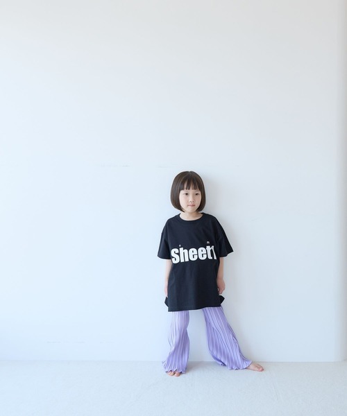 LOWRYS FARM(ローリーズファーム)の「PCショートTEE 683685(Tシャツ/カットソー・キッズ・オフホワイト/ブラック/グレー・110cm/150cm/140cm/130cm/120cm)」の9枚目の写真