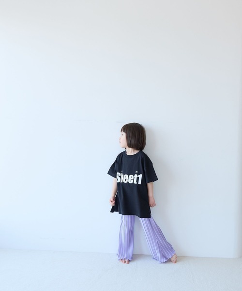 LOWRYS FARM(ローリーズファーム)の「PCショートTEE 683685(Tシャツ/カットソー・キッズ・オフホワイト/ブラック/グレー・110cm/150cm/140cm/130cm/120cm)」の10枚目の写真