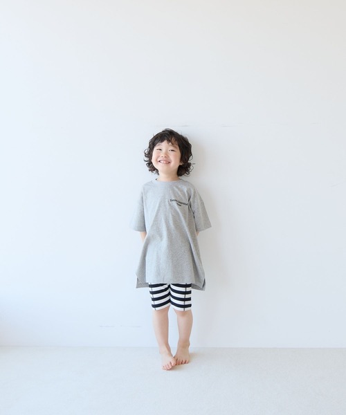 LOWRYS FARM(ローリーズファーム)の「PCショートTEE 683685(Tシャツ/カットソー・キッズ・オフホワイト/ブラック/グレー・110cm/150cm/140cm/130cm/120cm)」の14枚目の写真