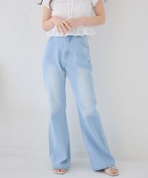 【2サイズ展開】アソートフレアデニムパンツ