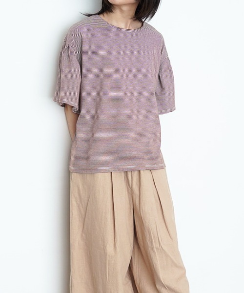 オオカミとフクロウ(オオカミとフクロウ)の「オオカミとモリーヌの想い出“カットソー”(Tシャツ/カットソー・レディース・ブラウン系その他/グレー系その他・FREE)」の3枚目の写真