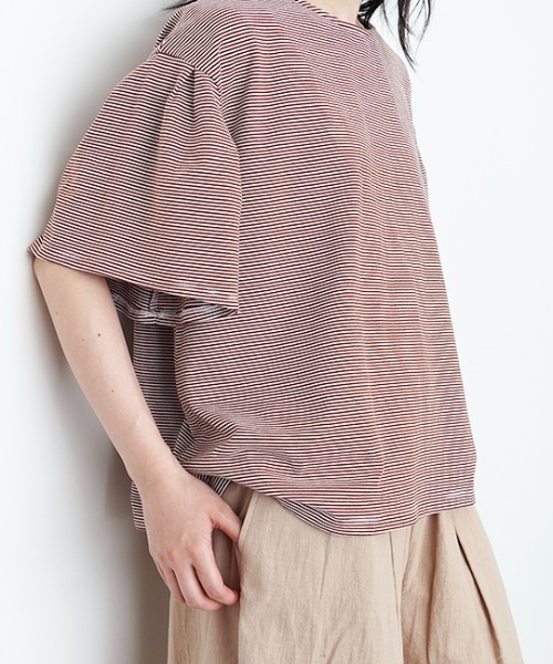 オオカミとフクロウ(オオカミとフクロウ)の「オオカミとモリーヌの想い出“カットソー”(Tシャツ/カットソー・レディース・ブラウン系その他/グレー系その他・FREE)」の5枚目の写真