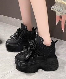Miniministore（ミニミニストア）の「グリッター厚底スニーカーキラキラシューズ（スニーカー）」