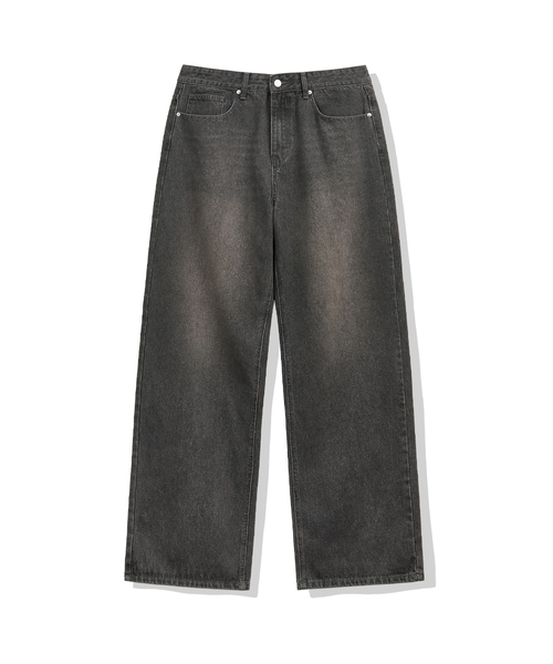 BASIC LABEL（ベーシックラベル）の「Set washing wide denim pants 7 Color [BLBD_5012]（スウェットパンツ・レディース・ライトブルー/ブラック/ネイビー/グレー/ダークブルー/ブルー/マルチ・X-SMALL/SMALL/MEDIUM/LARGE/X-LARGE）」の3枚目の写真