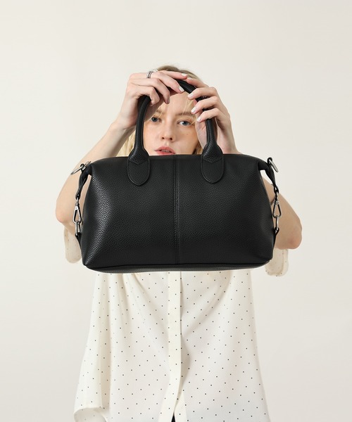 style code(スタイルコード)の「ZOZO限定【STYLE CODE/スタイルコード】2WAY ミニボストンバッグ(ボストンバッグ・レディース・ブラック/ブラウン・FREE)」の13枚目の写真