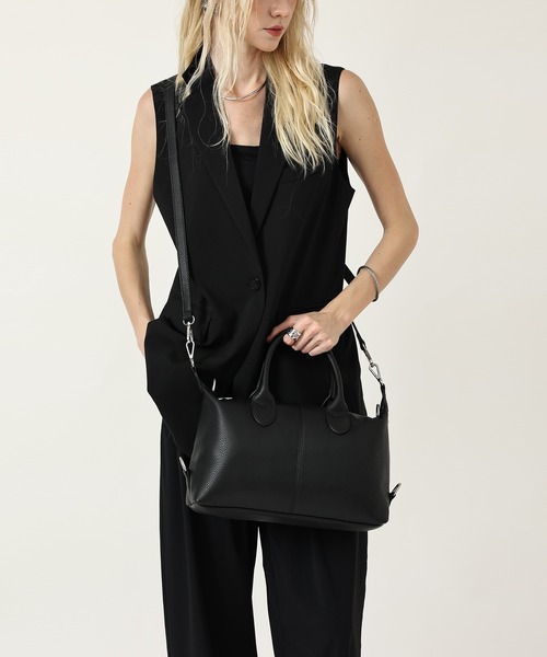 style code(スタイルコード)の「ZOZO限定【STYLE CODE/スタイルコード】2WAY ミニボストンバッグ(ボストンバッグ・レディース・ブラック/ブラウン・FREE)」の15枚目の写真