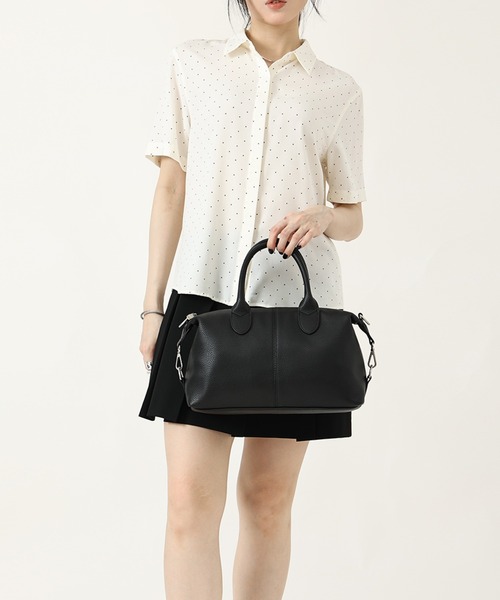 style code(スタイルコード)の「ZOZO限定【STYLE CODE/スタイルコード】2WAY ミニボストンバッグ(ボストンバッグ・レディース・ブラック/ブラウン・FREE)」の11枚目の写真