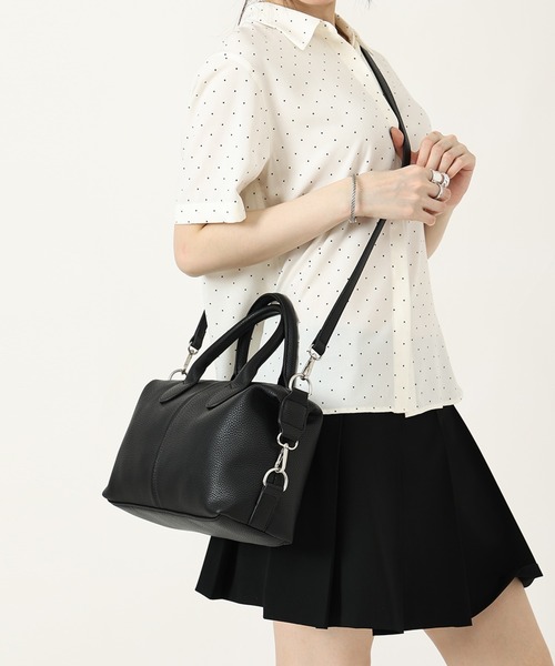 style code(スタイルコード)の「ZOZO限定【STYLE CODE/スタイルコード】2WAY ミニボストンバッグ(ボストンバッグ・レディース・ブラック/ブラウン・FREE)」の6枚目の写真