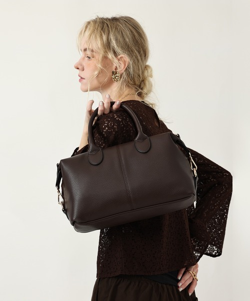 style code(スタイルコード)の「ZOZO限定【STYLE CODE/スタイルコード】2WAY ミニボストンバッグ(ボストンバッグ・レディース・ブラック/ブラウン・FREE)」の16枚目の写真