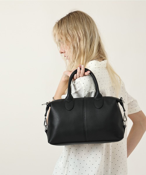 style code(スタイルコード)の「ZOZO限定【STYLE CODE/スタイルコード】2WAY ミニボストンバッグ(ボストンバッグ・レディース・ブラック/ブラウン・FREE)」の3枚目の写真