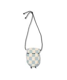 MacMahon Knitting Mills（マクマホン ニッティング ミルズ）の「MacMahon Knitting Mills Pochette-Checker マクマホンニッティングミルズ ショルダーバッグ（ショルダーバッグ）」